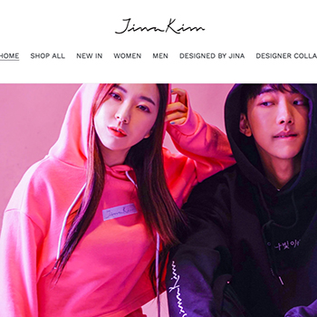Jina Kim logo mockup
